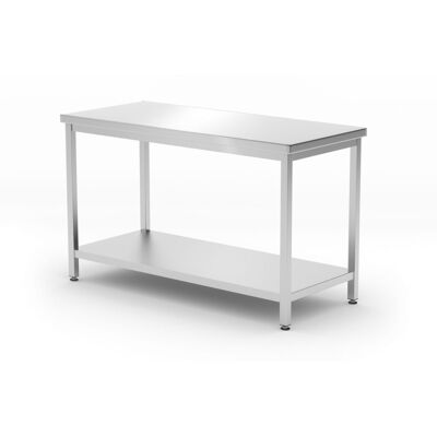 Stół centralny z półką – skręcany, głębokość 600 mm, HENDI, Budget Line, 1200x600x(H)850mm Stół centralny z półką – skręcany, głębokość 600 mm, HENDI, Budget Line, 1200x600x(H)850mm