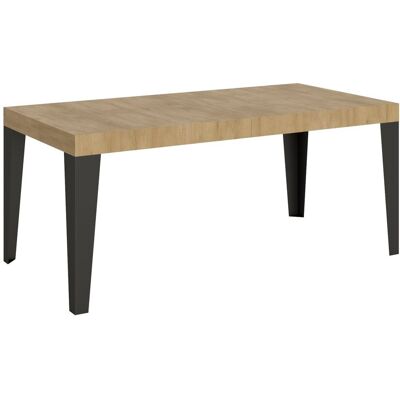 Itamoby Stół rozkładany 90x200/304 cm Flame Dąb naturalny Rama w kolorze Antracytu Itamoby Stół rozkładany 90x200/304 cm Flame Dąb naturalny Rama w kolorze Antracytu