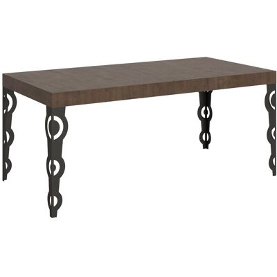 Itamoby Stół rozkładany 90x200/304 cm Karamay Orzech Rama w kolorze Antracytu Itamoby Stół rozkładany 90x200/304 cm Karamay Orzech Rama w kolorze Antracytu