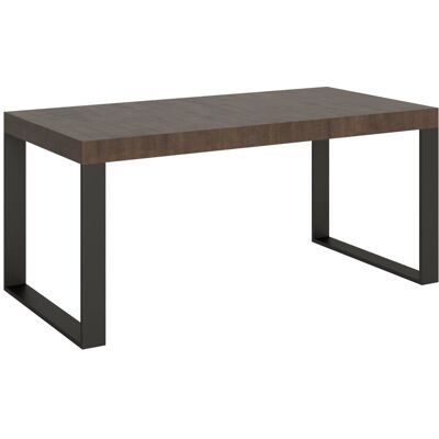 Itamoby Stół rozkładany 90x200/304 cm Tecno Orzech Rama w kolorze Antracytu Itamoby Stół rozkładany 90x200/304 cm Tecno Orzech Rama w kolorze Antracytu