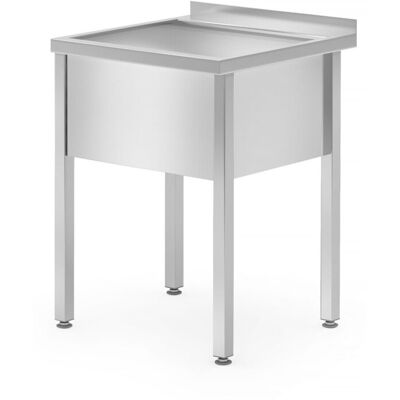 Stół z basenem – spawany, jednokomorowy, głębokość 600 mm, wysokość komory 300 mm, HENDI, Profi Line, 600x600x(H)850mm Stół z basenem – spawany, jednokomorowy, głębokość 600 mm, wysokość komory 300 mm, HENDI, Profi Line, 600x600x(H)850mm