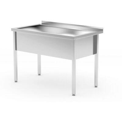 Stół Z Basenem – Spawany, Jednokomorowy Wysokość Komory 300 Mm, Hendi, Profi Line, 800x700x(H)850mm Stół Z Basenem – Spawany, Jednokomorowy Wysokość Komory 300 Mm, Hendi, Profi Line, 800x700x(H)850mm