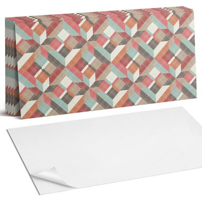 Coloray Stylowa Metamorfoza Wnętrza 60x30 cm – 6 sztuk Panele Samoprzylepne Kolorowe kształty w geometrycznym stylu Coloray Stylowa Metamorfoza Wnętrza 60x30 cm – 6 sztuk Panele Samoprzylepne Kolorowe kształty w geometrycznym stylu