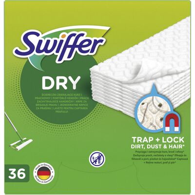 Procter & Gamble Swiffer Suche suche ściereczki - Ściereczki czyszczące Procter & Gamble Swiffer Suche suche ściereczki - Ściereczki czyszczące