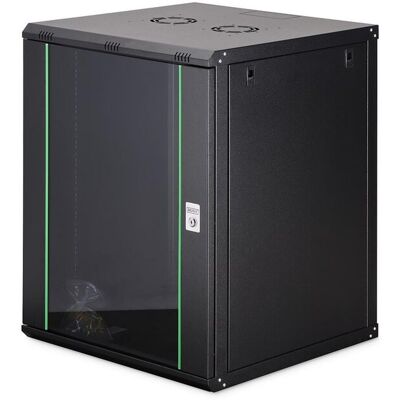 Szafa Sieciowa Wisząca Jednosekcyjna Digitus Dynamic 19' 16u, 600x600, Drzwi Szyba, Czarny, Niezmontowana, 60kg Szafa Sieciowa Wisząca Jednosekcyjna Digitus Dynamic 19' 16u, 600x600, Drzwi Szyba, Czarny, Niezmontowana, 60kg
