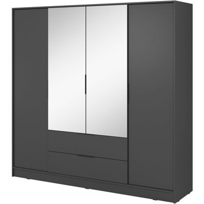 Inny producent Szafa z lustrem ELLY - Grafit Inny producent Szafa z lustrem ELLY - Grafit