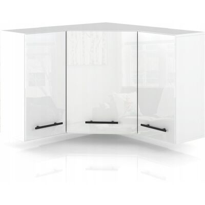 Concordia SZAFKA KUCHENNA GÓRNA WISZĄCA NAROŻNA DO ZESTAWÓW BIAŁY POŁYSK 90x90cm Concordia SZAFKA KUCHENNA GÓRNA WISZĄCA NAROŻNA DO ZESTAWÓW BIAŁY POŁYSK 90x90cm