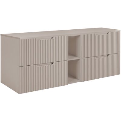 3xE Living Szafka łazienkowa, kaszmir, 140 (2 x 60 + 20) x 58,6 x 46 cm 3xE Living Szafka łazienkowa, kaszmir, 140 (2 x 60 + 20) x 58,6 x 46 cm