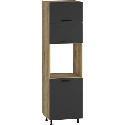 Halmar Szafka pod piekarnik 60 VENTO DP-60/214 antracyt Halmar Szafka pod piekarnik 60 VENTO DP-60/214 antracyt
