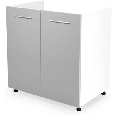 Halmar Szafka pod zlew 80 VENTO DK-80/82 jasnoszary połysk Halmar Szafka pod zlew 80 VENTO DK-80/82 jasnoszary połysk