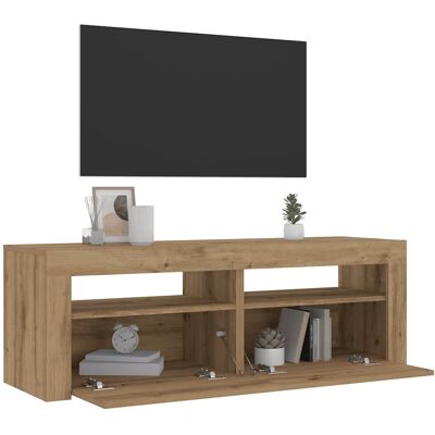 VMP Szafki Nocne Z Led, 2 Szt., Dąb Artisan, 60x35x40 Cm VMP Szafki Nocne Z Led, 2 Szt., Dąb Artisan, 60x35x40 Cm