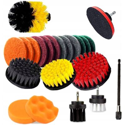 Kraft&Dele KD-10997 - Zestaw 22 szczotek do wiertarki Kraft&Dele KD-10997 - Zestaw 22 szczotek do wiertarki