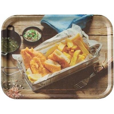 Taca antypoślizgowa do serwowania tasty fish chips 330 x 430 mm - Hendi Taca antypoślizgowa do serwowania tasty fish chips 330 x 430 mm - Hendi