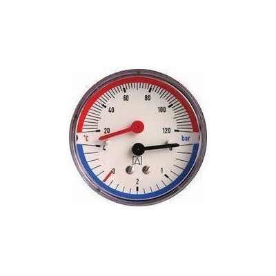 Termomanometr TM 80 ax,fi80 mm, 0÷6 bar, 20÷120°C, G1/4'' ax, kl. 2,5 AFRISO 63342 Termomanometr TM 80 ax,fi80 mm, 0÷6 bar, 20÷120°C, G1/4'' ax, kl. 2,5 AFRISO 63342