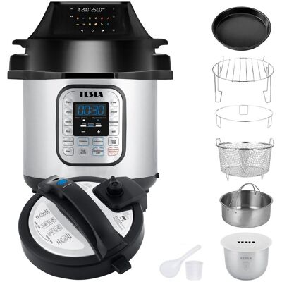 TESLA EliteCook K70 WiFi Duo multicooker 12w1 z funkcją sous vide i frytkownicą beztłuszczową TESLA EliteCook K70 WiFi Duo multicooker 12w1 z funkcją sous vide i frytkownicą beztłuszczową