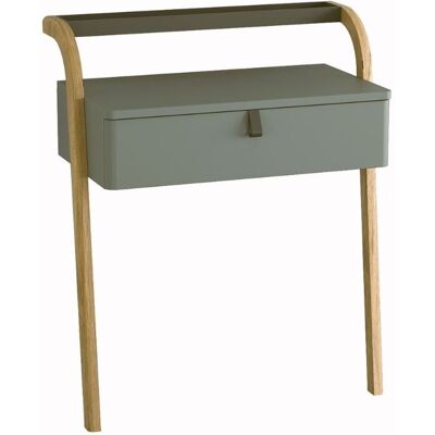 KROFAM Toaletka łazienkowa MOSS 70 cm szaro-zielony półmat KROFAM Toaletka łazienkowa MOSS 70 cm szaro-zielony półmat