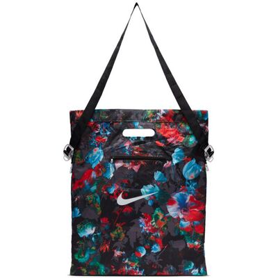 Torba Nike z nadrukiem składana DV3089 010 czarny Torba Nike z nadrukiem składana DV3089 010 czarny