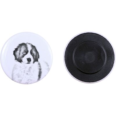 Tornjak, Bośniacko-chorwacki pies pasterski - magnes z psim pupilem, wyjątkowo lekki, mocny magnes, produkt wykonany ręcznie marki Art-Dog Tornjak, Bośniacko-chorwacki pies pasterski - magnes z psim pupilem, wyjątkowo lekki, mocny magnes, produkt wykonany ręcznie marki Art-Dog