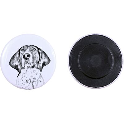 Treeing Walker Coonhound - magnes z psim pupilem, wyjątkowo lekki, mocny magnes, produkt wykonany ręcznie marki Art-Dog Treeing Walker Coonhound - magnes z psim pupilem, wyjątkowo lekki, mocny magnes, produkt wykonany ręcznie marki Art-Dog