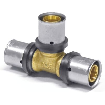Boni-shop Trójnik pressfitting 16mm, do wody pitnej i grzewczej, certyfikat DVGW Boni-shop Trójnik pressfitting 16mm, do wody pitnej i grzewczej, certyfikat DVGW