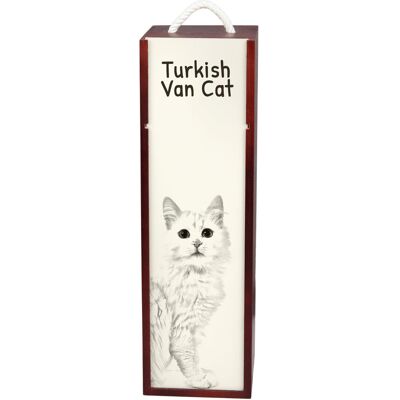 Turecka wiewiórka - pudełko na wino z kotem, pudełko na alkohol z grafiką, personalizowane pudełko na prezent marki Art-Dog Turecka wiewiórka - pudełko na wino z kotem, pudełko na alkohol z grafiką, personalizowane pudełko na prezent marki Art-Dog
