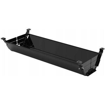 Uchwyt kablowy 5 kg Spacetronik Organizer podbiurkowy czarny Uchwyt kablowy 5 kg Spacetronik Organizer podbiurkowy czarny