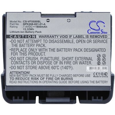 Verifone Vx680 / Bpk268-001-01-A 1800Mah 13.32Wh Li-Ion 7.4V (Cameron Sino) Verifone Vx680 / Bpk268-001-01-A 1800Mah 13.32Wh Li-Ion 7.4V (Cameron Sino)