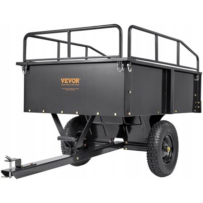 VEVOR MOCNA PRZYCZEPA-WYWROTKA DO TRAKTORKÓW 340 KG 15 CU.FT CZARNA VEVOR MOCNA PRZYCZEPA-WYWROTKA DO TRAKTORKÓW 340 KG 15 CU.FT CZARNA