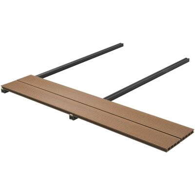 vidaXL Deska Tarasowa 16 pcs Drewno tekowe vidaXL Deska Tarasowa 16 pcs Drewno tekowe