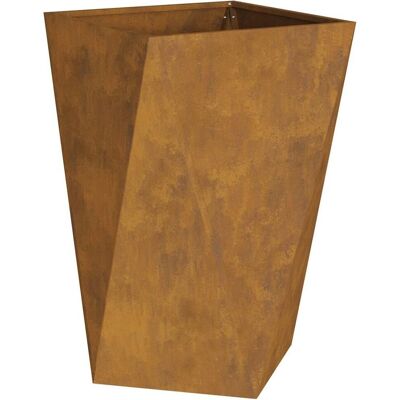 vidaXL Donica 2 pcs Rdzawy 50 x 50 x 75 cm vidaXL Donica 2 pcs Rdzawy 50 x 50 x 75 cm