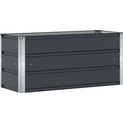 vidaXL Donica Antracyt 100 x 40 x 45 cm Stal vidaXL Donica Antracyt 100 x 40 x 45 cm Stal