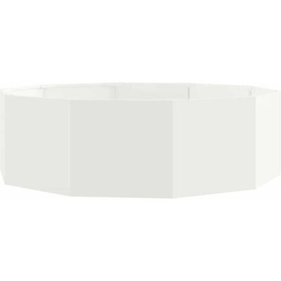 vidaXL Donica Biały 120 x 120 x 35 cm Stal vidaXL Donica Biały 120 x 120 x 35 cm Stal