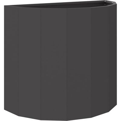 vidaXL Donica Czarny 60 x 30 x 50 cm Stal vidaXL Donica Czarny 60 x 30 x 50 cm Stal
