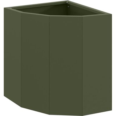 Vidaxl Doniczka Różnorożna Oliwkowy 30 X 30 X 35 Cm Stal Vidaxl Doniczka Różnorożna Oliwkowy 30 X 30 X 35 Cm Stal