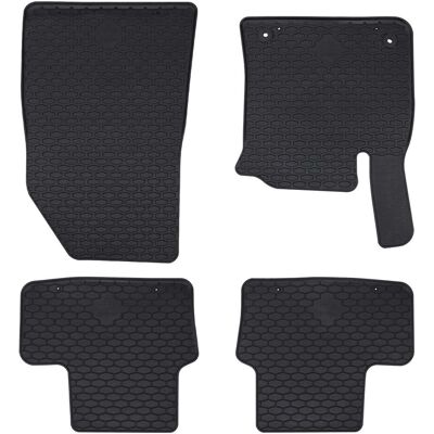 Vidaxl Mata Samochodowa 4 Pcs Czarny Odpowiedni Dla Captur 2020- Guma Vidaxl Mata Samochodowa 4 Pcs Czarny Odpowiedni Dla Captur 2020- Guma