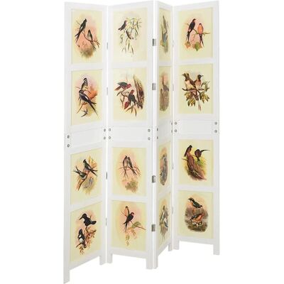 vidaXL Panel Romdivider Biały 141,5 x 165 cm MDF vidaXL Panel Romdivider Biały 141,5 x 165 cm MDF