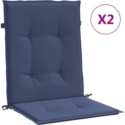 vidaXL Niskatopparz - granatowy - 2 szt. 100x50x4 cm vidaXL Niskatopparz - granatowy - 2 szt. 100x50x4 cm