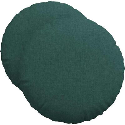 Vidaxl Poduszki Na Siedziska 2 Pcs Ciemna Zieleń Ø50 X 19 Cm Tkanina Vidaxl Poduszki Na Siedziska 2 Pcs Ciemna Zieleń Ø50 X 19 Cm Tkanina