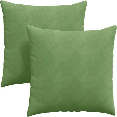 vidaXL Poduszki na sofę 2 pcs Jasnozielony 60 x 60 cm vidaXL Poduszki na sofę 2 pcs Jasnozielony 60 x 60 cm