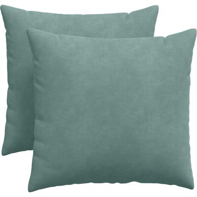 vidaXL Poduszki na sofę 2 pcs Zielony morski 50 x 50 cm vidaXL Poduszki na sofę 2 pcs Zielony morski 50 x 50 cm