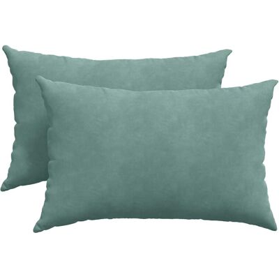 vidaXL Poduszki na sofę 2 pcs Zielony morski 60 x 40 cm vidaXL Poduszki na sofę 2 pcs Zielony morski 60 x 40 cm