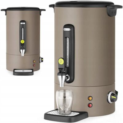 Hendi Warnik do wody grzanego wina z kranem tacką ociekową 16 l 1650 W - taupe Hendi Warnik do wody grzanego wina z kranem tacką ociekową 16 l 1650 W - taupe
