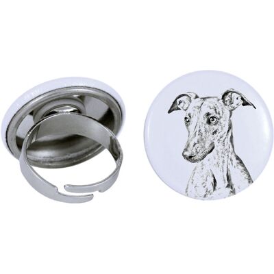 Whippet, Chart angielski - damska biżuteria z podobizną psa, produkt wykonany ręcznie, możliwość dodanie własnego zdjęcia, marka Art-Dog Whippet, Chart angielski - damska biżuteria z podobizną psa, produkt wykonany ręcznie, możliwość dodanie własnego zdjęcia, marka Art-Dog