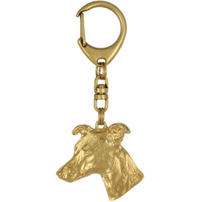 Art-Dog - Whippet - Pozłacany - Keychain Art-Dog - Whippet - Pozłacany - Keychain