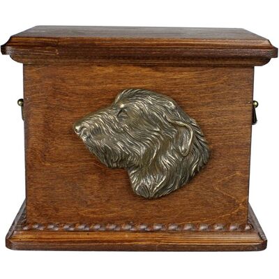 ART Wilczarz irlandzki, Irish wolfhound - skrzynia pamiątkowa psa, personalizowana skrzynia i płaskorzeźbą, pamiątkowe pudełko na psie pamiątki marki Ar.. ART Wilczarz irlandzki, Irish wolfhound - skrzynia pamiątkowa psa, personalizowana skrzynia i płaskorzeźbą, pamiątkowe pudełko na psie pamiątki marki Ar..