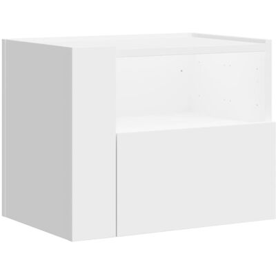 VMP Wisząca Szafka Nocna, Biała, 45x30x35 Cm VMP Wisząca Szafka Nocna, Biała, 45x30x35 Cm