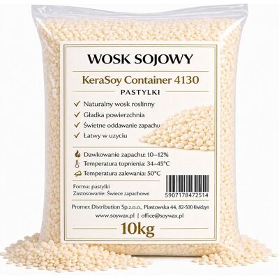SoyWax.pl Wosk sojowy KeraSoy Container 4130 - 10kg SoyWax.pl Wosk sojowy KeraSoy Container 4130 - 10kg