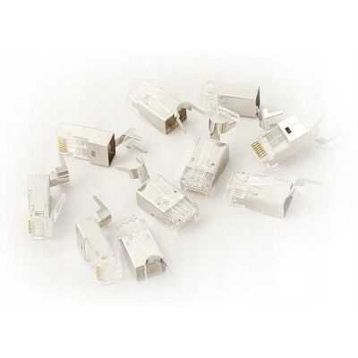 Wtyk RJ45 DIGITUS kat. 6A ekranowany (do przewodów AWG 22-24) 10 szt. Wtyk RJ45 DIGITUS kat. 6A ekranowany (do przewodów AWG 22-24) 10 szt.