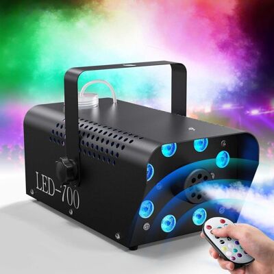 A-4 Tech Wytwornica Mgły/Dymu - 700 W - LED RGB z Pilotem Bezprzewodowym A-4 Tech Wytwornica Mgły/Dymu - 700 W - LED RGB z Pilotem Bezprzewodowym