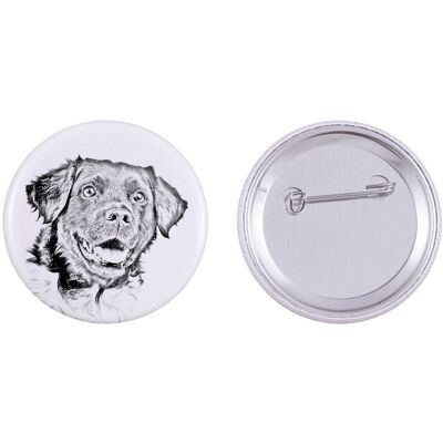 Wyżeł fryzyjski, Stabyhoun - przypinka z twoim psem, dodaj własne foto, marka Art-Dog Wyżeł fryzyjski, Stabyhoun - przypinka z twoim psem, dodaj własne foto, marka Art-Dog